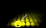 yellow smiley faces representing happiness